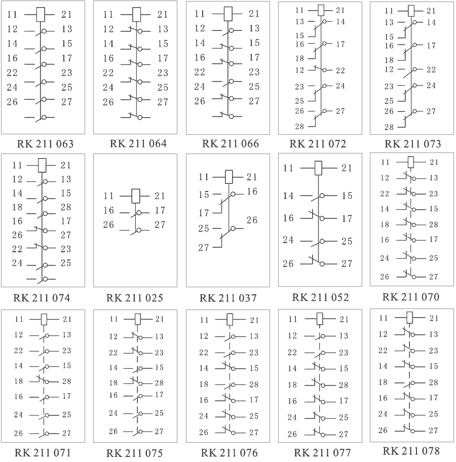 RXMA1-RK211077內(nèi)部接線圖